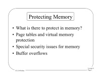 protecting memory