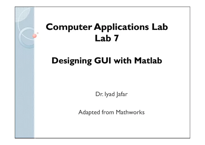 computer applications lab computer applications lab lab 7