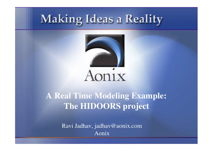 presentation title