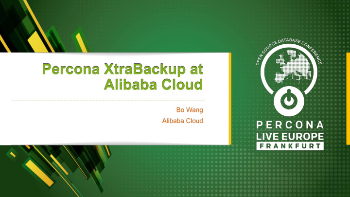 percona xtrabackup at alibaba cloud