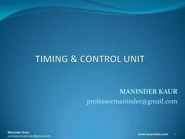 maninder kaur professormaninder gmail com