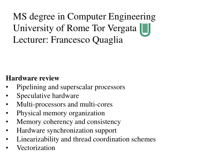 ms degree in computer engineering