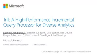 Real-time  raise alerts  Real-Time  Real-time with historical  Dashboard  Correlate