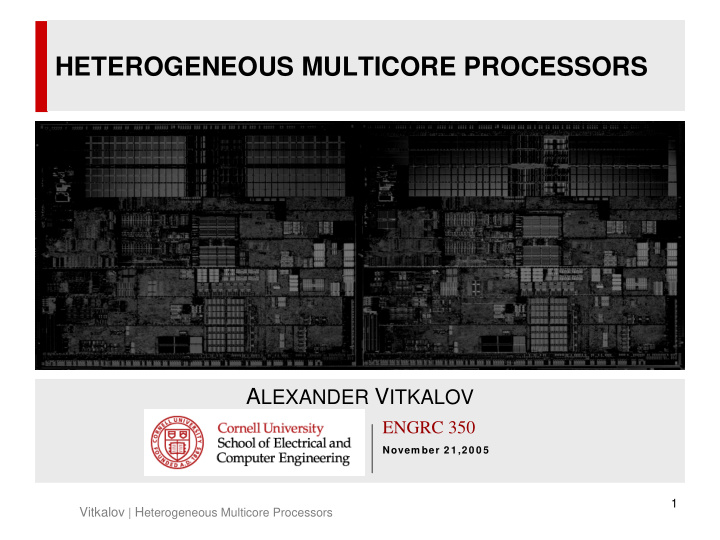 heterogeneous multicore processors