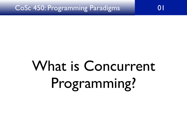 what is concurrent programming m ben ari principles of