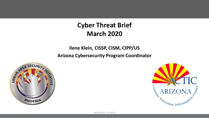 cyber threat brief