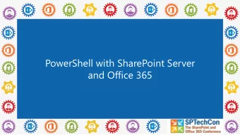 PowerShell with SharePoint Server  and Office 365  Shane Young  13 Year SharePoint MVP
