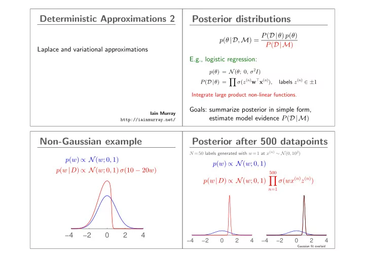 posterior distributions