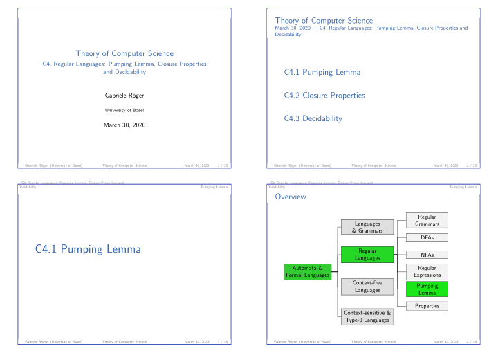 c4 1 pumping lemma