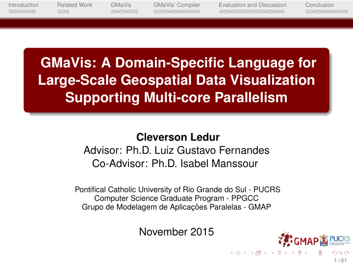 gmavis a domain specific language for large scale