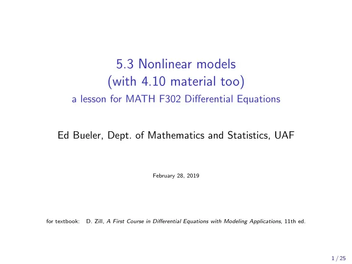 5 3 nonlinear models with 4 10 material too