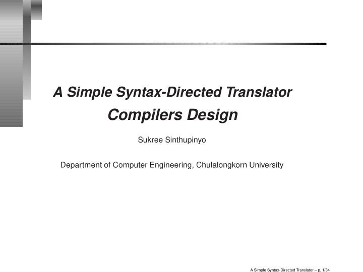 compilers design