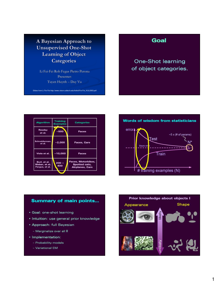 a bayesian approach to a bayesian approach to