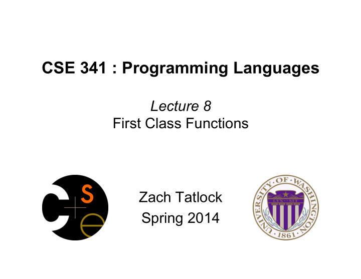 cse 341 programming languages