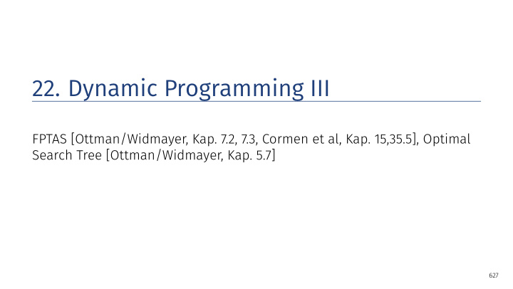22 dynamic programming iii