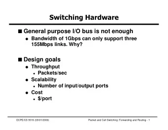 General purpose I/O bus is not enough