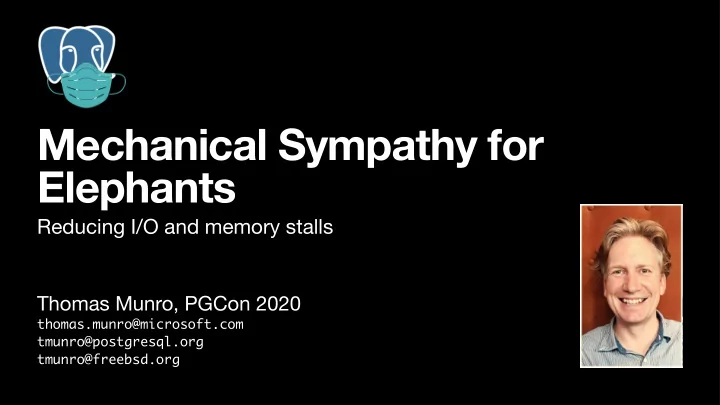 mechanical sympathy for elephants