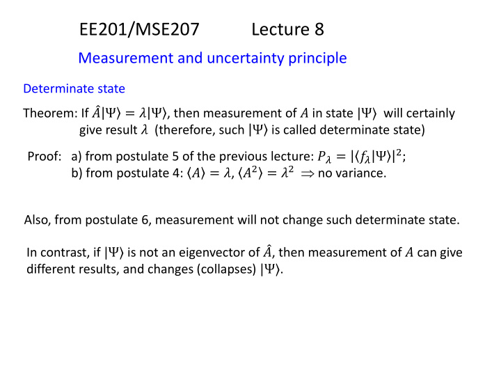 ee201 mse207 lecture 8