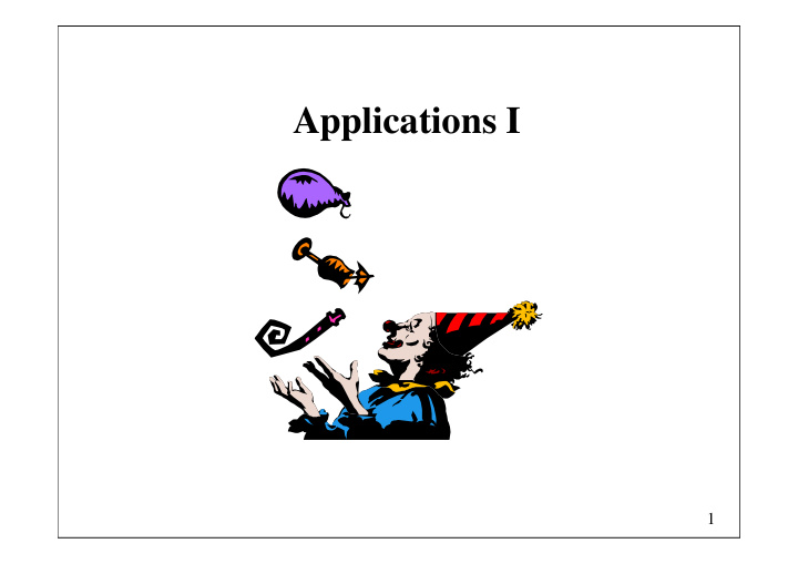 applications i