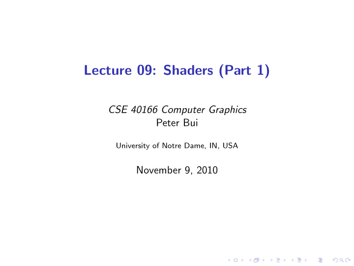 lecture 09 shaders part 1