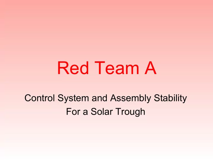 red team a