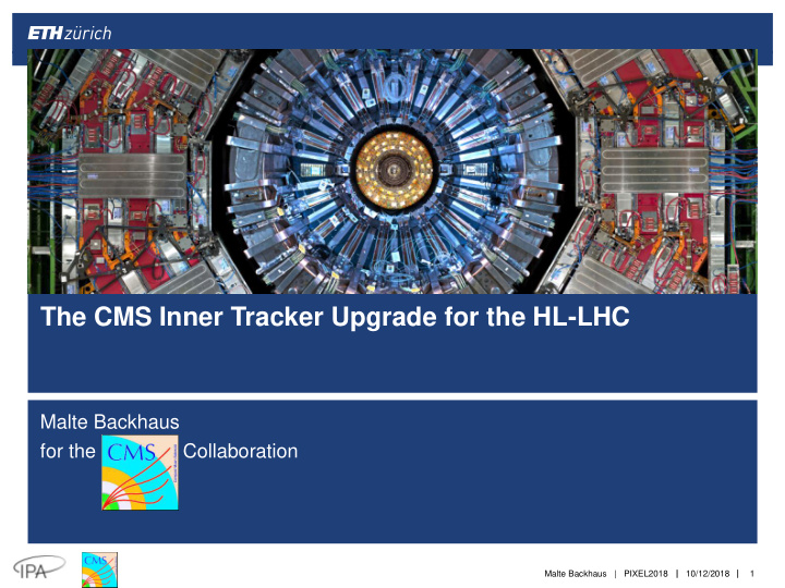 the cms inner tracker upgrade for the hl lhc