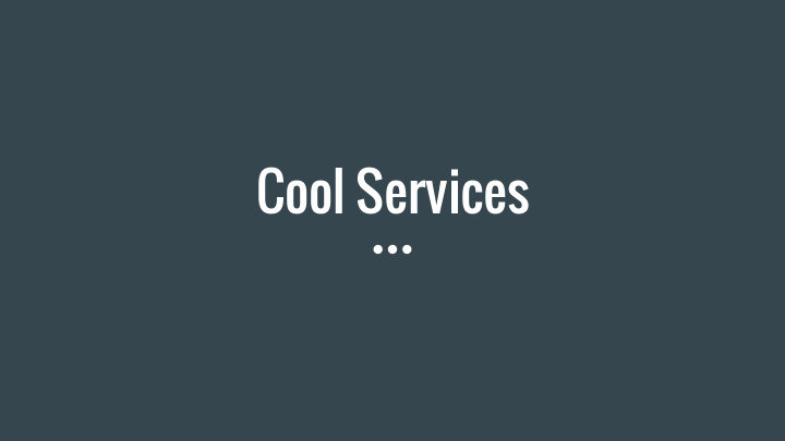 cool services gogs
