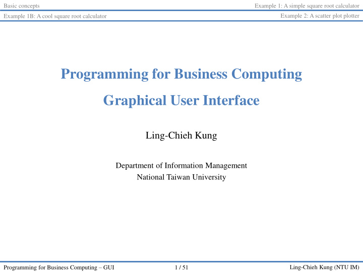 programming for business computing