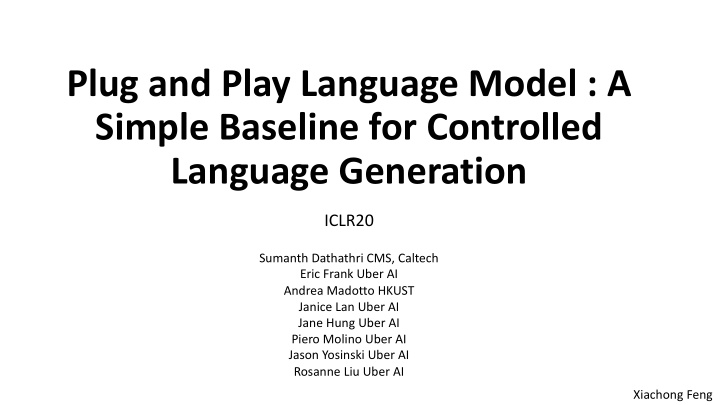 plug and play language model a simple baseline for