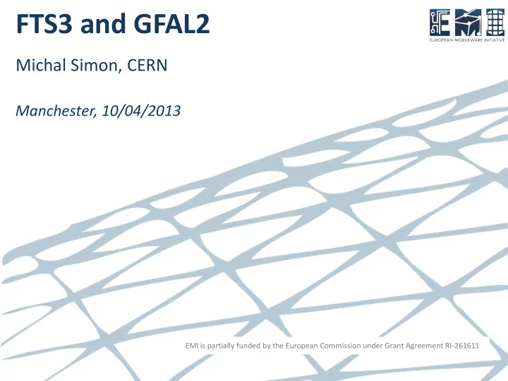 fts3 and gfal2