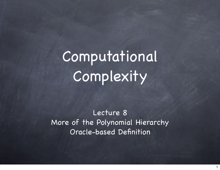 computational complexity