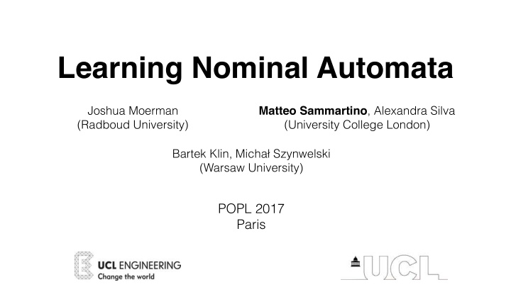 learning nominal automata