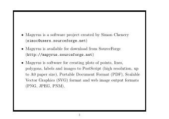 Mapyrus is a software project created by Simon Chenery ( simoc@users.sourceforge.net )