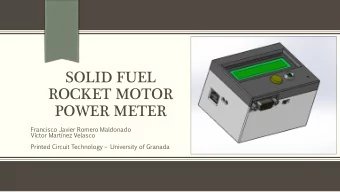 ROCKET MOTOR  POWER METER  Francisco  Javier  Romero  Maldonado  Vctor  Martnez  Velasco