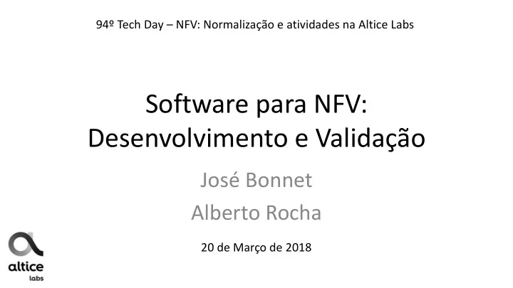software para nfv desenvolvimento e valida o