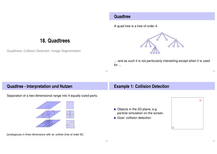 18 quadtrees