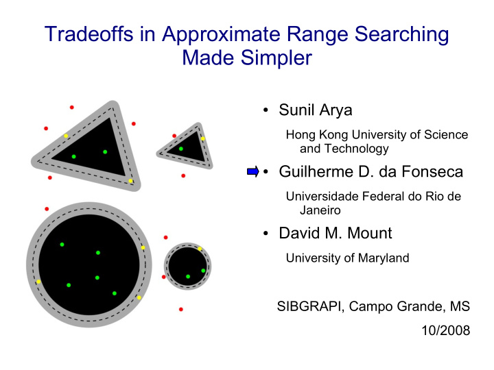 tradeoffs in approximate range searching made simpler