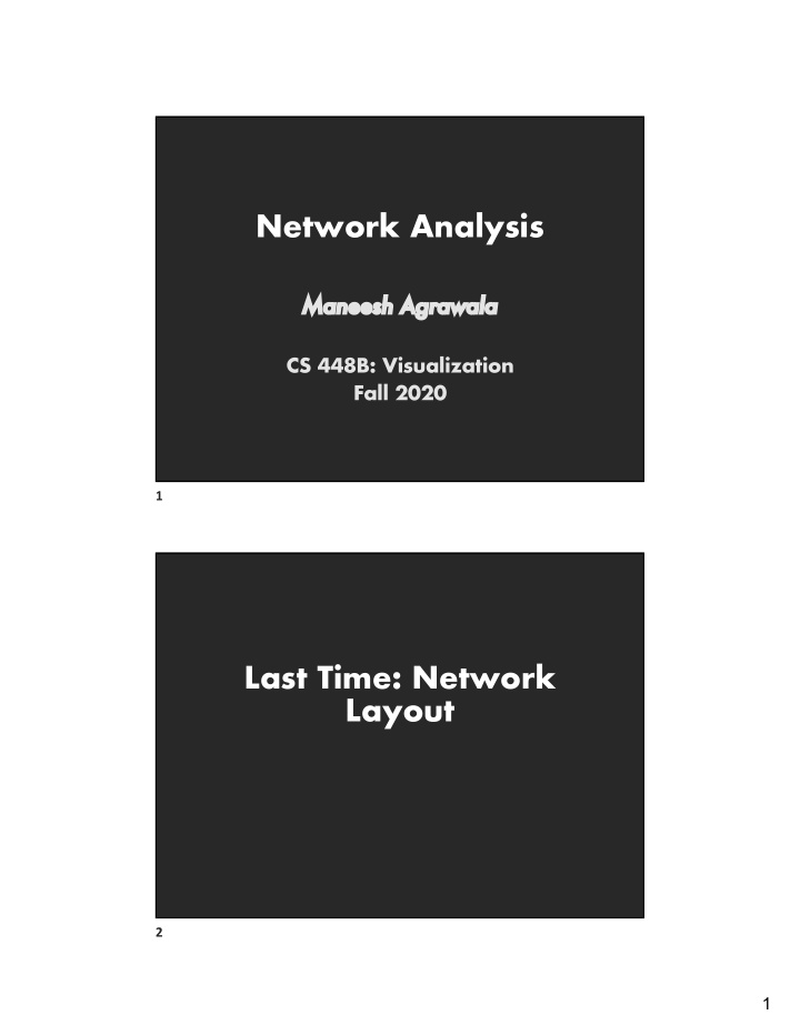 network analysis