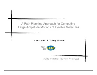 A Path Planning Approach for Computing  A Path Planning Approach for Computing  Large-  -Amplitude