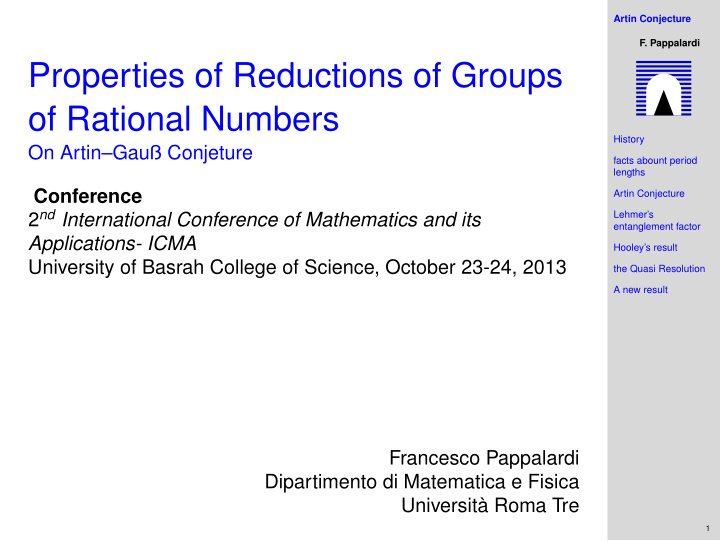 properties of reductions of groups of rational numbers