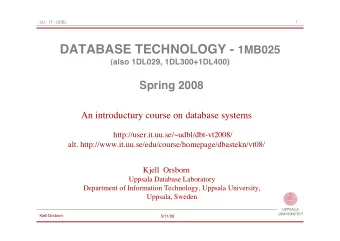 Database Integrity Constraints  and  Procedural SQL  (Elmasri/Navathe ch. 5.2, 8.2 and 9.1, 9.6) (