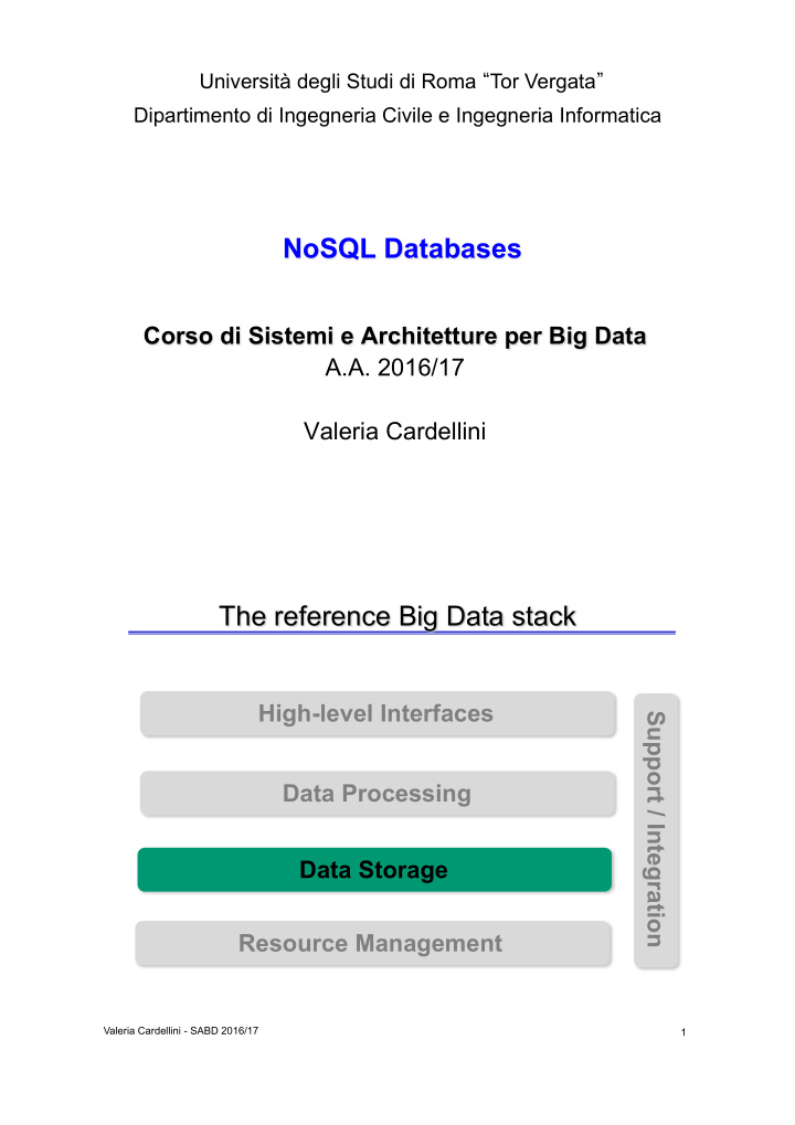 nosql databases