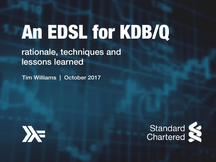 an edsl for kdb q