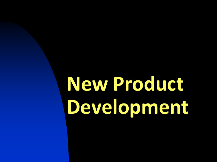 new product development from mind to market