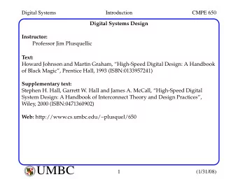 UMBC  A  B  M  A  L  T  F  O  U  M  B  C  I  M  Y  O  R  T  1  (1/31/08)  I  E  S  R  C  E  O  V  U