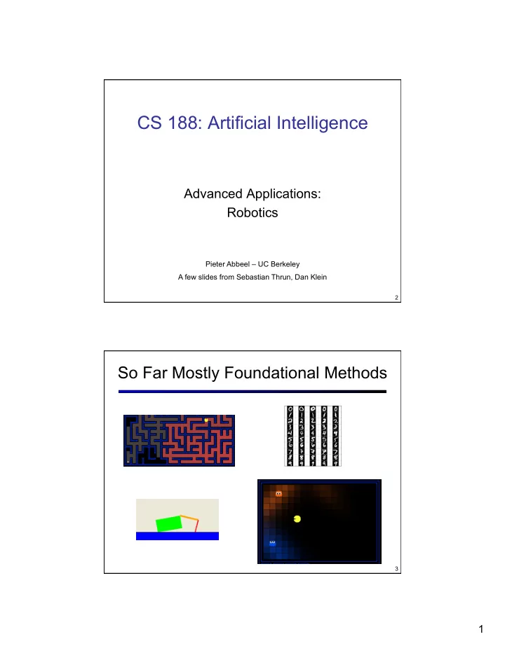 cs 188 artificial intelligence