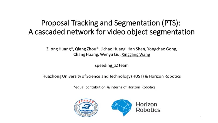 pr proposal tr tracking an and se segmentation pts s a a