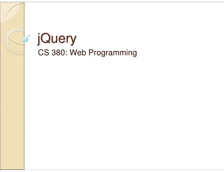 jquery jquery