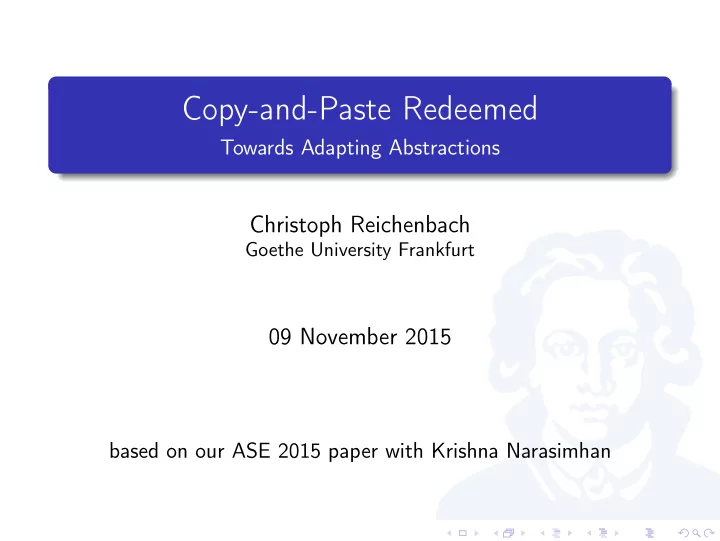 copy and paste redeemed