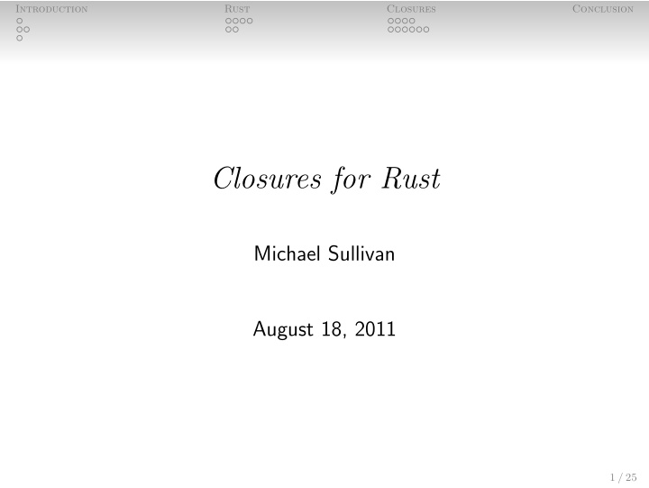 closures for rust